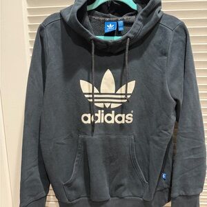 Adidas women's Black Hoodie Sweater L
